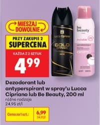 antyperspirant lub dezodorant w sprayu