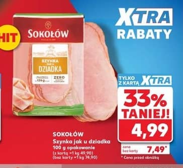 Sokołów szynka jak u dziadka 100g
