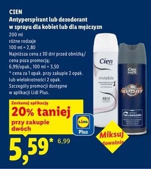 dezodorant lub antyperspirant dla kobiet lub dla mężczyzn