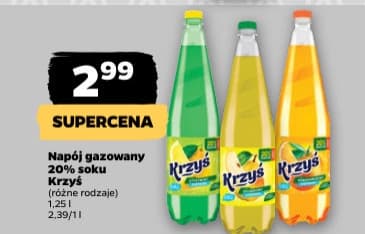 napój gazowany 20% soku