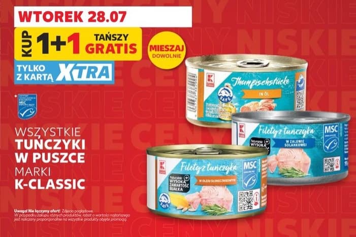 Wszystkie tuńczyki w puszce