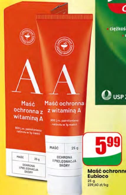 maść ochronna z witaminą A