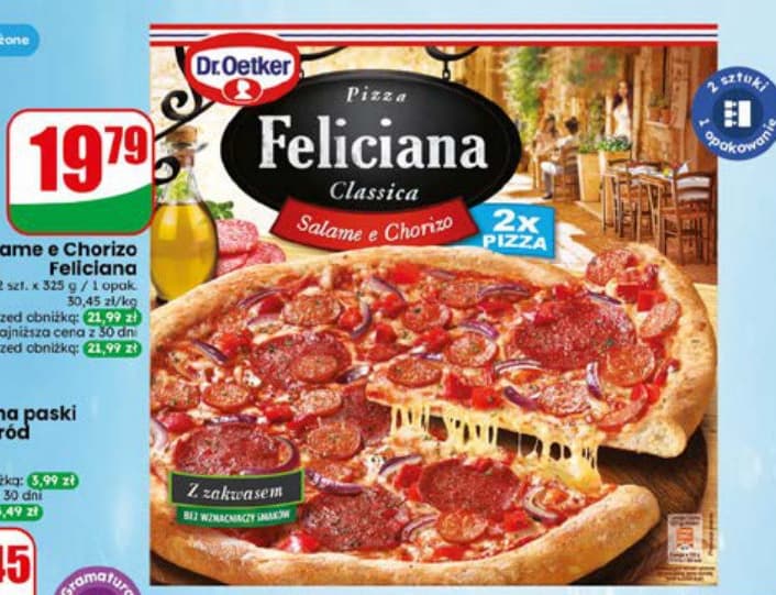 pizza Feliciana Salame e Chorizo