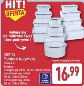 Crofton pojemnik na żywność 4szt.