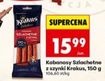 kabanosy Szlachetne z szynki