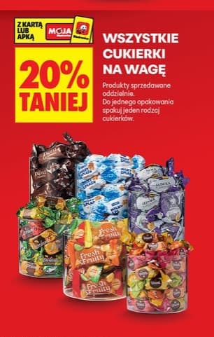 Wszystkie cukierki na wagę