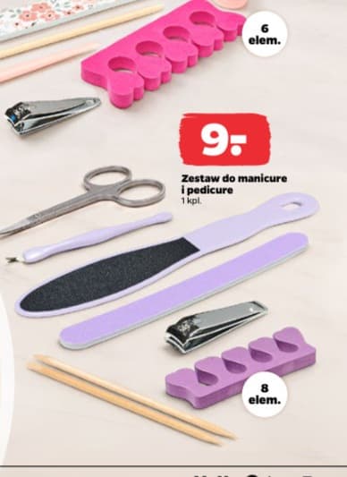 zestaw do manicure i pedicure