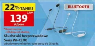słuchawki bezprzewodowe WI-C100