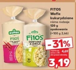 wafle kukurydziane różne rodzaje