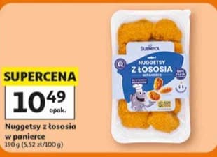 nuggetsy z łososia w panierce