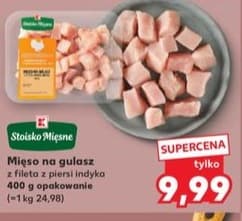 mięso na gulasz z fileta z piersi indyka