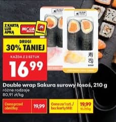 Sushi Factory double wrap Sakura surowy łosoś 210g