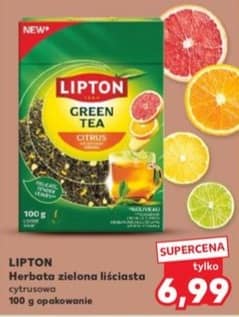 Lipton herbata zielona cytrusowa 100g