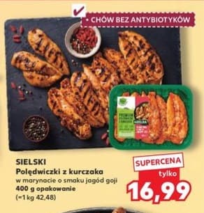 polędwiczki z kurczaka w marynacie o smaku jagód goji