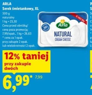 serek śmietankowy naturalny