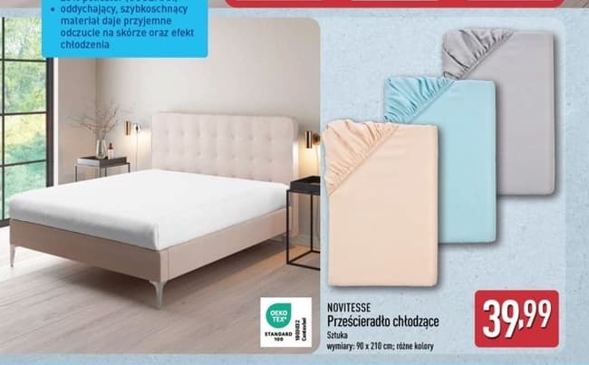 prześcieradło chłodzące