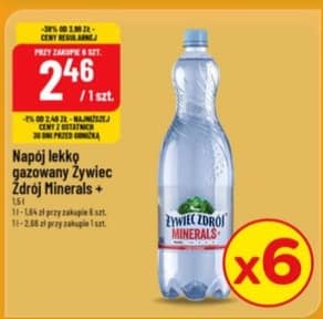 Żywiec Zdrój napój lekko gazowany Żywiec Zdrój Minerals + 1.5l