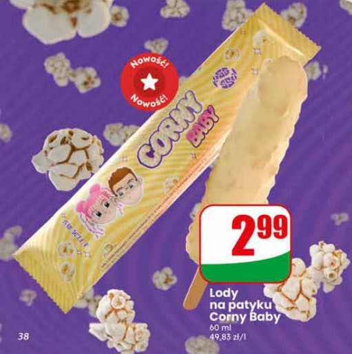 lody na patyku Corny Baby