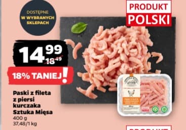 paski z fileta z piersi kurczaka