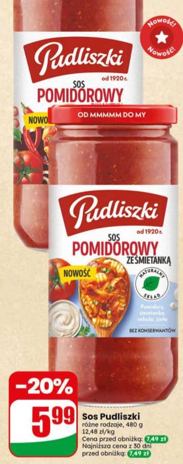 Pudliszki sos 480g