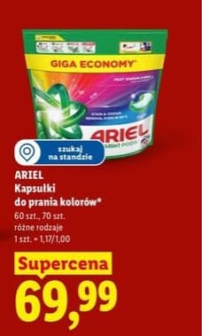 kapsułki do prania kolorów