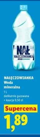 woda mineralna delikatnie gazowana