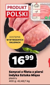 sznycel z fileta z piersi indyka