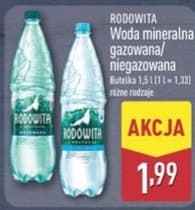 woda mineralna gazowana/niegazowana