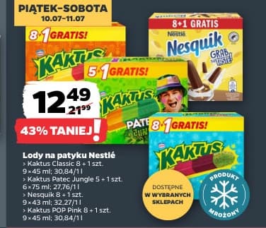 lody na patyku