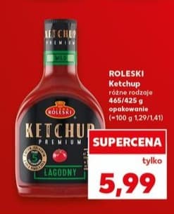 ketchup łagodny