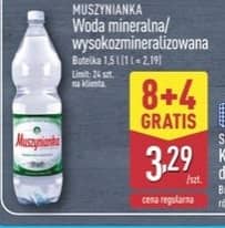 Muszynianka woda mineralna wysokozmineralizowana 1.5l