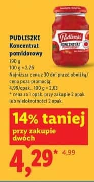 Pudliszki koncentrat pomidorowy 190g