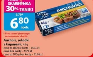 Anchois, roladki z kaparami