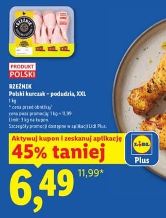 polski kurczak - podudzie, XXL