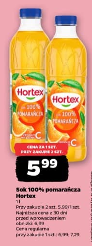 sok 100% pomarańcza