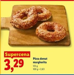 pizza donut margherita