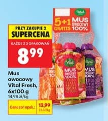 mus owocowy vital fresh