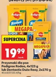 przysmak dla psa Rodeo lub Dentastix Duże Rasy
