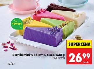 serniki mini w polewie