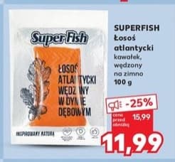 łosoś atlantycki kawałek wędzony na zimno