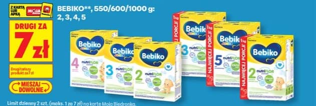 Bebiko mleko modyfikowane 550g/600g/1000g