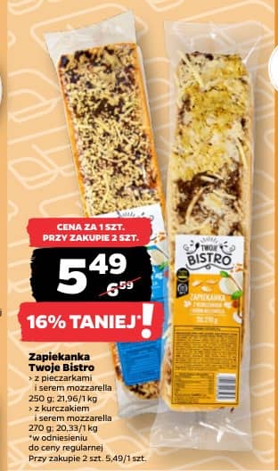 Twoje Bistro zapiekanka 250g; 270g