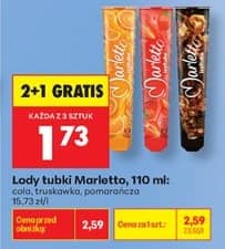 Marletto lody tubki 110ml