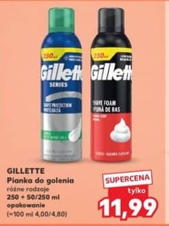 Gillette pianka do golenia 250 + 50/250ml
