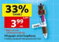długopis mini kapibara