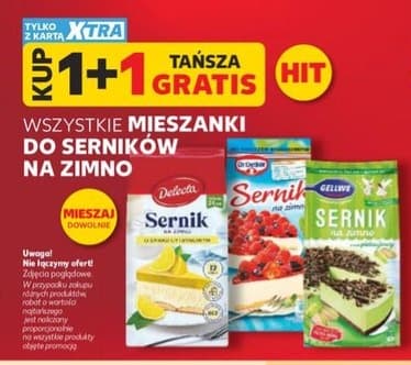 Wszystkie mieszanki do serników na zimno