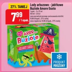 lody arbuzowo-jabłkowe