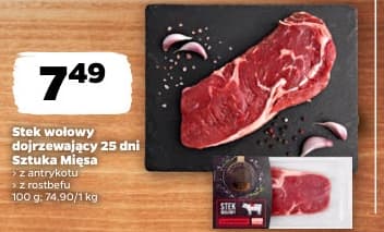 stek wołowy dojrzewający 25 dni