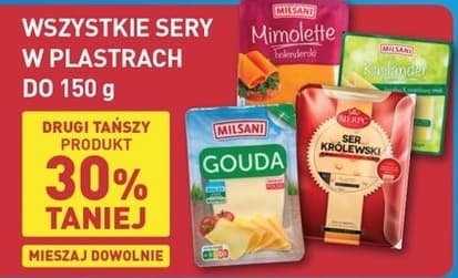 Wszystkie sery w plastrach