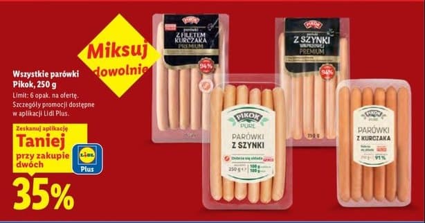 wszystkie parówki
